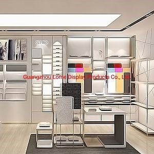 [Hot Item] Boutique Wall Display Retail Handbags Shelf Showcase Bag Shelf Design