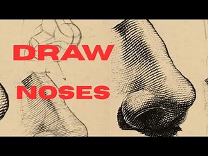 How to draw Noses (Anatomy Tutorial)
