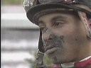 Hilarious jockey ride-horse racing