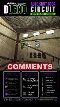 Stop Leaving Doors Open in Rust #rustbase #rustbuilding