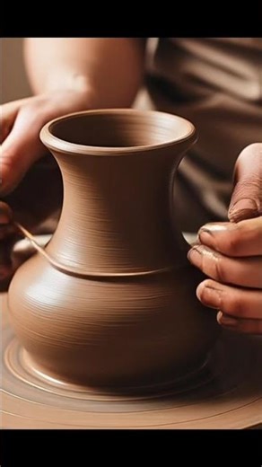 Oddly Satisfying Clay Pottery Spinning | Relaxing ASMR Art