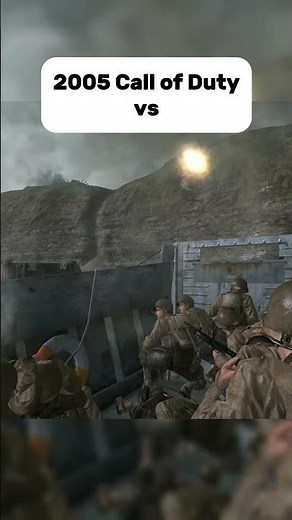 2005 Call of Duty 2 vs 2025 Call of Duty Black Ops 7 #cod #callofduty #gamingmemes