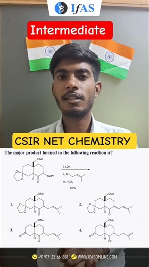 Intermediate l Organic chemistry l CSIR NET CHEMISTRY l IFAS
