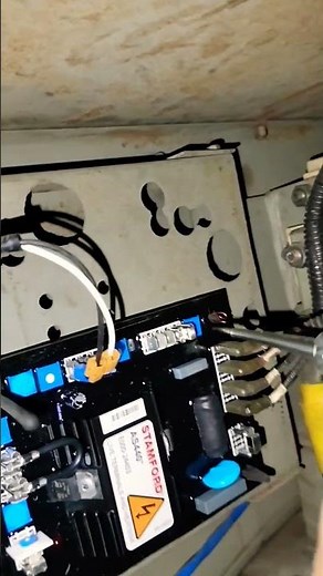 How to AVR AS440 voltage adjusting in generator #voltage #acdc #voltageregulator #voltagecontrol