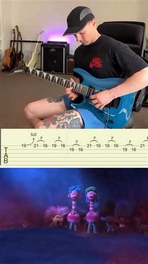 Kyle Collins on Instagram: "Poppy’s Guitar Solo - Rock Zombie (Guitar Cover with TABS) | From The Movie ‘Trolls World Tour’ (2020) @trolls #fyp #music #cover #guitarra #xybca"