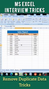 58 reactions · 15 shares | ✅ Excel Remove Duplicate Data Tricks . . #msexceltricks #exceltricks #shortcutkeys #excelshortcuts #photochallenge #picoftheday #photooftheday #exceltips #harkesh21 | Harkesh Kumar | Facebook