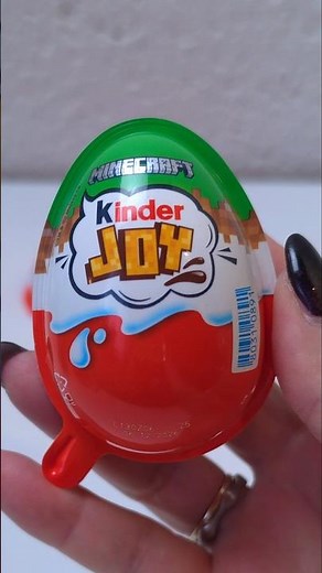 Kinder Joy Minecraft Surprise Unboxing! #minecraft #kinderjoy
