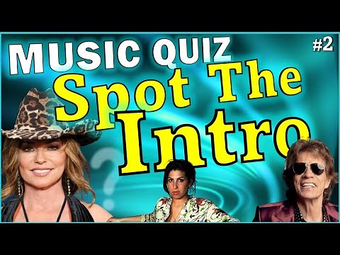 Spot The Intro #2🎶Guess The Song Music Quiz 🎵