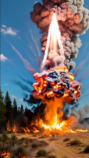 Massive Explosion Destroys Forest | Unreal AI Disaster Simulation 🔥🌲