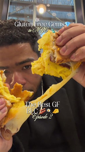 Gluten Free Gems in NYC Ep. 2 💎🗽 @SUITED invited me to try out some of their menu. They pride themselves on their coffee and robust selection of gluten free options. ☕️ Being a FiDi location, I was a bit skeptical, especially when I saw a bacon egg and cheese on their menu 🥓🍳🧀 Let’s see if they can change my expectations! Think you know of a better gluten free spot in New York City? Let me know below 👇🏾 #baconeggandcheese #nycrestaurants #glutenfree #nyc #coffee