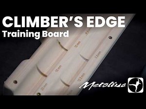 Climber's Edge training board.