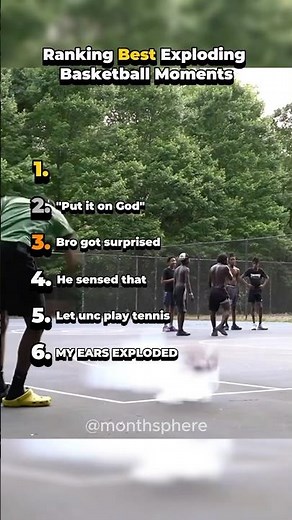 Ranking Best Exploding Basketball Moments #shorts