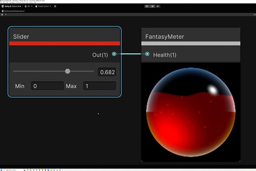 Unity UE4 Shader UI图形按钮制作 UI特效 UI生命值 2