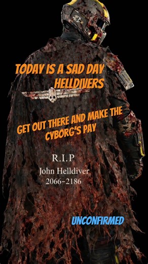 R.I.P Jone Helldiver #helldivers2 #gaming #shorts #rip #gamer