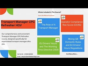 Transport Manager CPC Refresher HGV