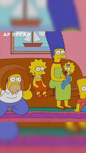 La familia es expulsada de la ciudad en Los Simpson #lossimpson | los simpson son expulsados de springfield