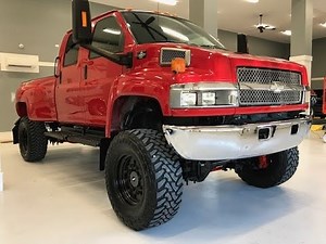 2006 CK4500 4x4 Kodiak/Topkick Crew Cab Dually Bed Converted By Monroe Truck Equipment Monster!!!!