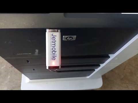 HP LaserJet M4555 MFP Clean Disk e Instalacion de Firmware