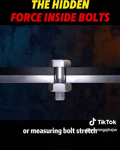THE HIDDEN FORCE INSIDE BOLTS #Knowledge #Science #Screws ##Elasticity #Lasvegas