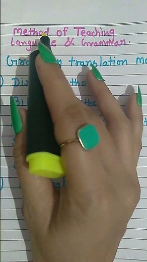 Method of teaching language / Methods of teaching Grammar / English pedagogy GRAMMAR # youtubeshorts