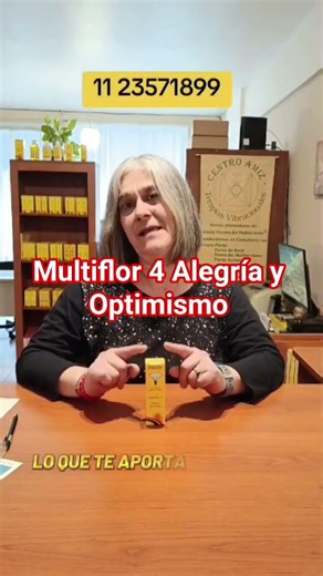 Multiflor 4 Alegría y Optimismo #terapiafloral #esenciasflorales #floresdebach
