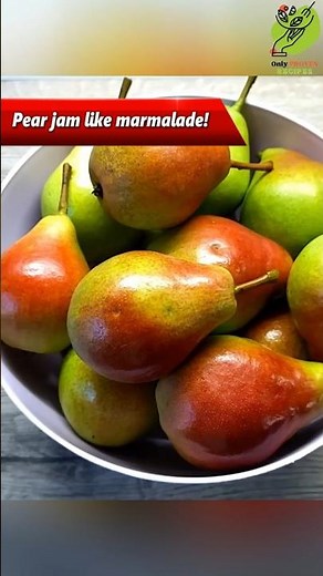 Pears as marmalade - a very simple pear jam recipe!