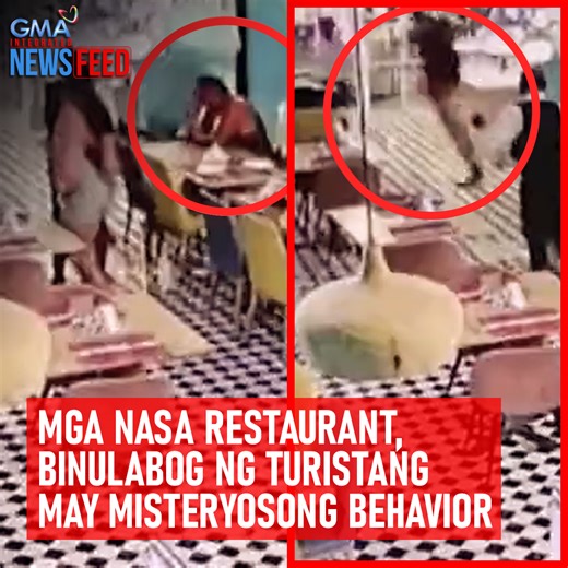 Nananatiling misteryo ang dahilan ng kakaibang behavior ng turistang pumasok sa isang restaurant sa Thailand. Hindi raw siya makausap nang maayos ng staff at bigla na lang siyang tumakbo patungo sa glass door ng establishment. Ang aktuwal na pangyayaring 'yan, panoorin sa video. | GMA News