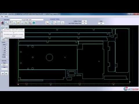 JETCAM Expert Automatic Sheet Processing in v18