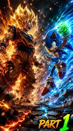 Goku vs Sonic 🔥 The Ultimate Strength Battle