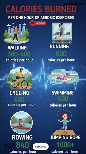 Calories Burned in 1 Hour: Walking, Running, Cycling, Swimming & More! #caloriecounting #calories