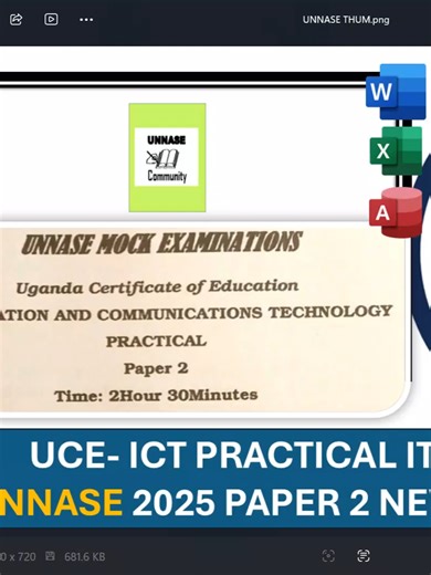 PART 6 UNNASE Attempting Item One ICT Paper One