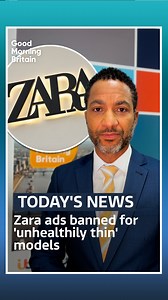183K views · 540 reactions | Zara ads banned for 'unhealthily thin' models. | Good Morning Britain | Facebook