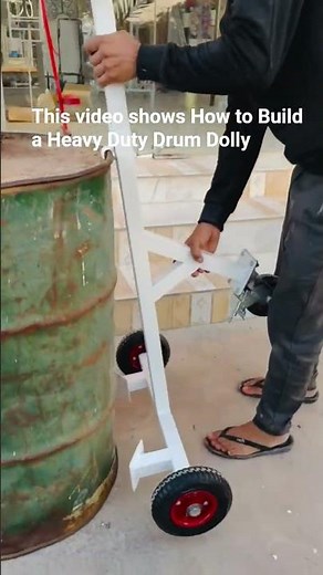 DIY Metal Drum Trolley: Move 55 Gallon Drums with Ease