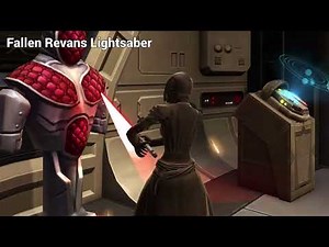 Fallen Revan's Lightsaber SWTOR Weapon SOUND Preview