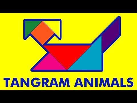 Tangram Animal Puzzles for Kids