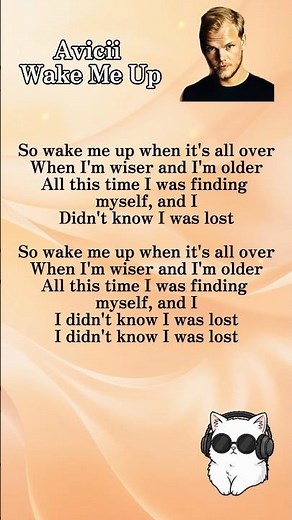 Avicii - Wake Me Up (Lyrics)🎧🎤 #singwithme #musicshorts #viralmusic #trendingsongs