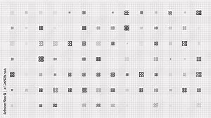 symbol of Microsoft logo animation loop. Seamless pattern background. small windows icons slowly blink on grid. white backdrop
