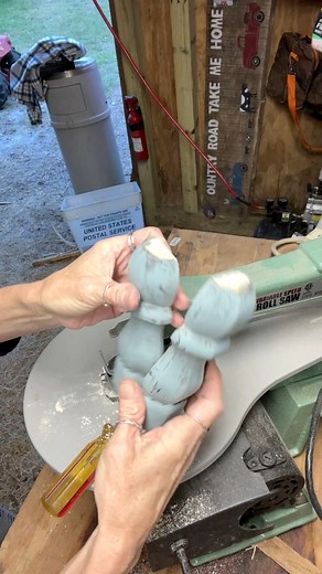 4.9K views · 137 reactions | Every Wonder How To Cut a Spindle in Half? #bandsaw #embellishments #spindles #diy | Scrappy's Rustics | Facebook