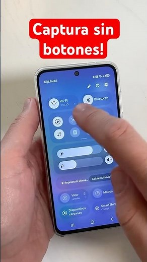 Cómo hacer una captura de pantalla sin botones en Samsung Galaxy #galaxya57 #galaxya37 #samsungtips