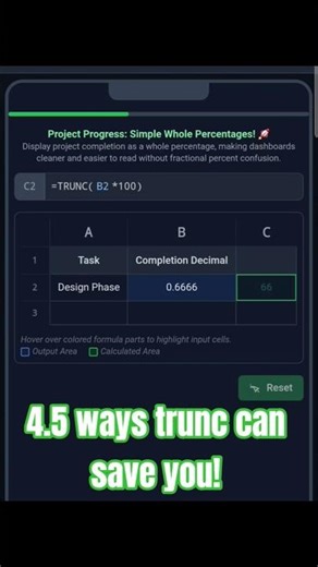 4.5 Ways Trunc Can Save You #excel