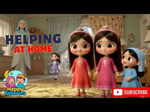 Islamic Story For Kids | Helping Mama & Baba | Allah Loves Good Deeds