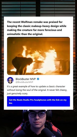 The recent Wolfman remake was praised for keeping the classic makeup-heavy design while making the c