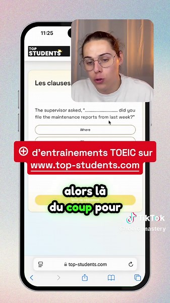 TOEIC Mastery sur TikTok