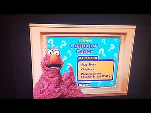 Sesame Street computer caper 2002 dvd menu