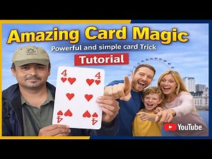 Amazing Card Magic 🎩 Powerful and Simple Card Trick 🤯 #cardtrick #selfworkingcardtrick