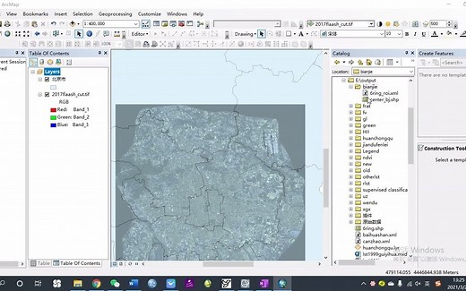 在gis中建立shp矢量边界（无声版）