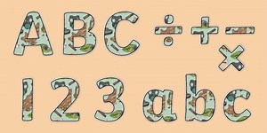 World War Two Display Lettering