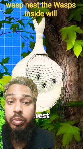 Why You Should NEVER Spray a Wasp Nest 😱… Big Mistake!#shorts