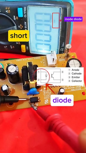 Optocoupler component damage often occurs in the regulator circuit #optocoupler #component #repairtv #regulator | Sugeng Elko