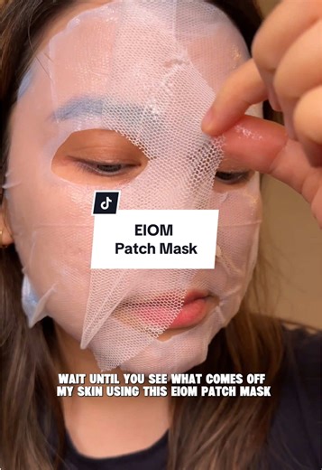 Full-face Eiom Patch Mask that pulls out sebum   impurities without squeezing 👀✨ Tea TreeBiome   probiotics = fewer breakouts   stronger skin. Clinically proven in 2 weeks. #Eiom #Patchmask #Pimplepatch #Pimpleremover #kbeauty @EIOM